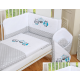 Conjunto de cama bebé  5 elementos Coruja